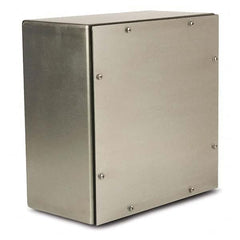 Wiegmann - NEMA 4X Stainless Steel Junction Box Enclosure with Screw Cover - First Tool & Supply