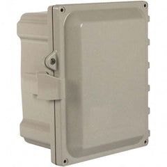 Wiegmann - NEMA 4X Polycarbonate Standard Enclosure with Continuous Hinge Cover - First Tool & Supply