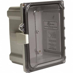 Wiegmann - NEMA 4X Polycarbonate Standard Enclosure with Continuous Hinge Cover - First Tool & Supply