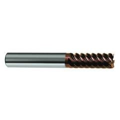 3/8" Dia. - 2-1/2" OAL - 45° Helix Nano-SI Carbide End Mill - 6 FL - First Tool & Supply