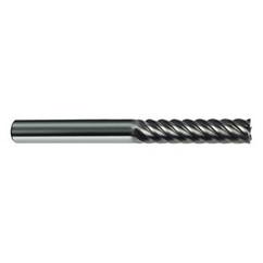 5/16" Dia. - 3" OAL - 45° Helix Bright Carbide End Mill - 6 FL - First Tool & Supply