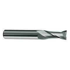 16mm Dia. x 92mm Overall Length 2-Flute Square End Solid Carbide SE End Mill-Round Shank-Center Cut-Uncoated - First Tool & Supply