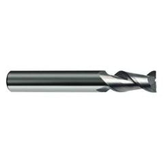 18mm Dia. - 92mm OAL - 45° Helix Bright Carbide End Mill - 2 FL - First Tool & Supply