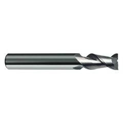 5mm Dia. - 57mm OAL - 45° Helix Bright Carbide End Mill - 2 FL - First Tool & Supply