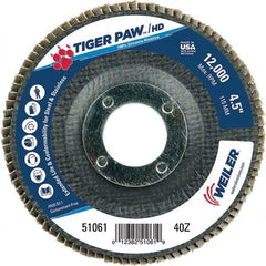 Weiler - Flap Discs Abrasive Type: Coated Flap Disc Type: Type 29 - First Tool & Supply