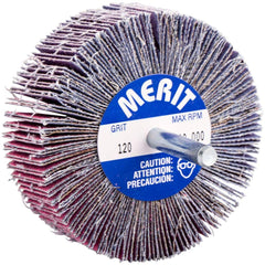 Merit Abrasives - Mounted Flap Wheels Abrasive Type: Coated Outside Diameter (Inch): 3 - First Tool & Supply