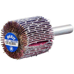 Merit Abrasives - Mounted Flap Wheels Abrasive Type: Coated Outside Diameter (Inch): 1 - First Tool & Supply