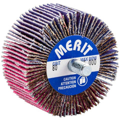 Merit Abrasives - 2 x 1" 80 Grit Ceramic Alumina Unmounted Flap Wheel - First Tool & Supply