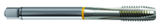 17624 2B 3-Flute Cobalt Yellow Ring Spiral Point Plug Tap-Bright - First Tool & Supply