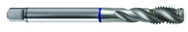 M16x2.0 6H 4-Flute PM Cobalt Blue Ring Semi-Bottoming 40 degree Spiral Flute Tap-Bright - First Tool & Supply