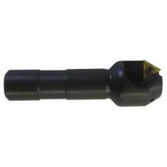 60° Point- 0.212" Min- 0.5" SH- Indexable Countersink & Chamfering Tool - First Tool & Supply