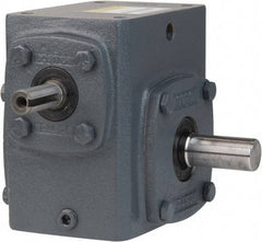 Boston Gear - 1.54 Centerline Distance, 25:1, 70 RPM Output, 0.6 Input Horsepower, 437 Lbs. Max Torque, Speed Reducer - Part No. 715-25-J, 5/8" Shaft Diam, Single Shaft Right, 3.44" High - First Tool & Supply