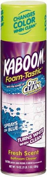 Kaboom - 19 oz Can Foam Bathroom Cleaner - Fresh Scent, Nonacidic, General Purpose Cleaner - First Tool & Supply