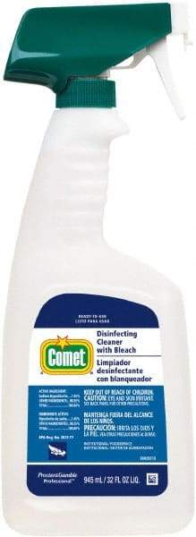 Comet USA LLC - 32 oz Spray Bottle Liquid Bathroom Cleaner - Fresh Scent, Disinfectant, General Purpose Cleaner - First Tool & Supply