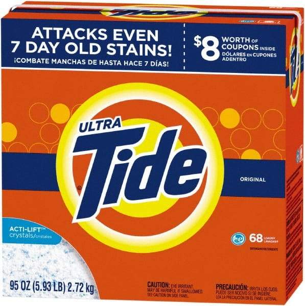 Tide - 95 oz Powder Laundry Detergent - Powder - First Tool & Supply