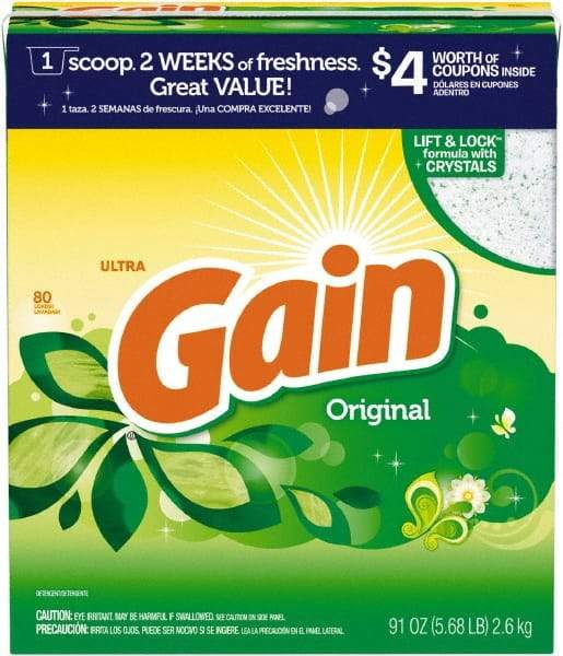 Gain - 91 oz Powder Laundry Detergent - Powder - First Tool & Supply