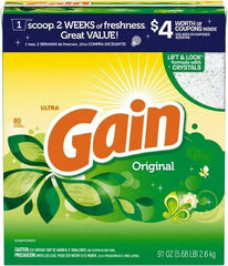 Gain - 91 oz Powder Laundry Detergent - Powder - First Tool & Supply