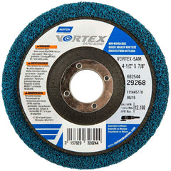 Norton - 4-1/2" Diam, Medium Grade, Aluminum Oxide Deburring Disc - First Tool & Supply