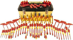 Wiha - 80 Piece Insulated Hand Tool Set - Comes in Molded Case - First Tool & Supply