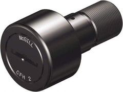 McGill - 5/8" Roller Diam x 7/16" Width, 1/4" Stud Diam x 3/4" Length, Sealed Heavy Stud Cam Follower - Steel, 5/16" Thread Length, 5/16-24 Thread, 1.22" OAL, 955 Lb Dynamic Cap, 2,480 Lb Static Cap - First Tool & Supply