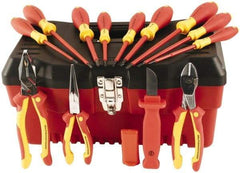 Wiha - 12 Piece Insulated Hand Tool Set - Comes in Molded Case - First Tool & Supply