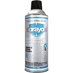 Sprayon - 10 Ounce Aerosol Electrical Grade Cleaner/Degreaser - 12,500 Volt Dielectric Strength, Flammable, Plastic Safe - First Tool & Supply