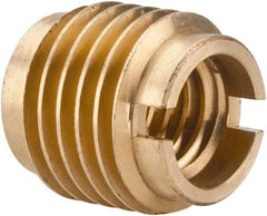 E-Z LOK - 3/8-16, Brass Knife Insert - 1/2" Drill, 1/2" Hole Diam, 5/8" Long, 3/4" Min Grip - First Tool & Supply