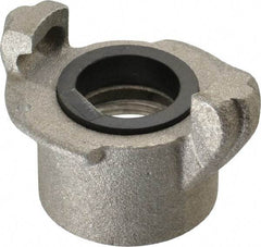 EVER-TITE Coupling Products - 1-1/4" NPT Sandblaster Adapter - Aluminum, Rated to 100 PSI - First Tool & Supply