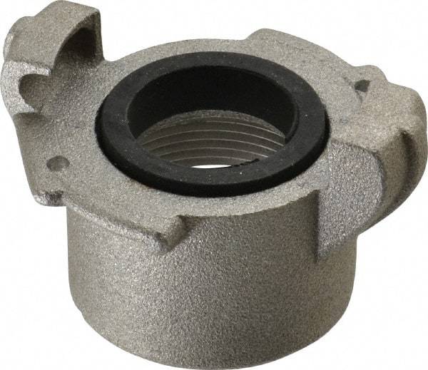 EVER-TITE Coupling Products - 1-1/2" NPT Sandblaster Adapter - Aluminum, Rated to 100 PSI - First Tool & Supply