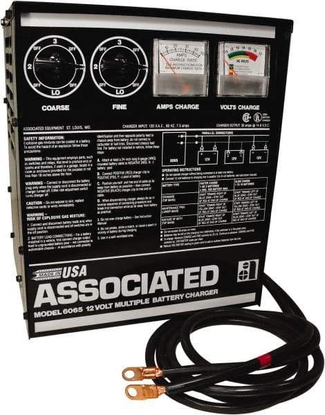 Associated Equipment - 12 Volt Battery Charger - 30 Amps - First Tool & Supply