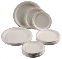 Ability One - Paper & Plastic Cups, Plates, Bowls & Utensils; Breakroom Accessory Type: Paper Plates ; Breakroom Accessory Description: PAPER PLATES,White,6in.,1000ct - Exact Industrial Supply