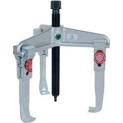 KUKKO - 3 Jaw, 1-1/2" to 7-7/8" Spread, 7-1/2 Ton Capacity, Reversible Puller - 5-7/8" Reach, For Bearings, Gears, Discs, Bushings, Seals - First Tool & Supply