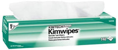 Kimtech - Dry Clean Room/Lab/Critical Task Wipes - Pop-Up, 16-5/8" x 14-3/4" Sheet Size, White - First Tool & Supply