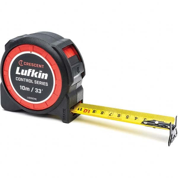 Lufkin - 33' x 1-3/16" Yellow/Black Blade Tape Measure - First Tool & Supply