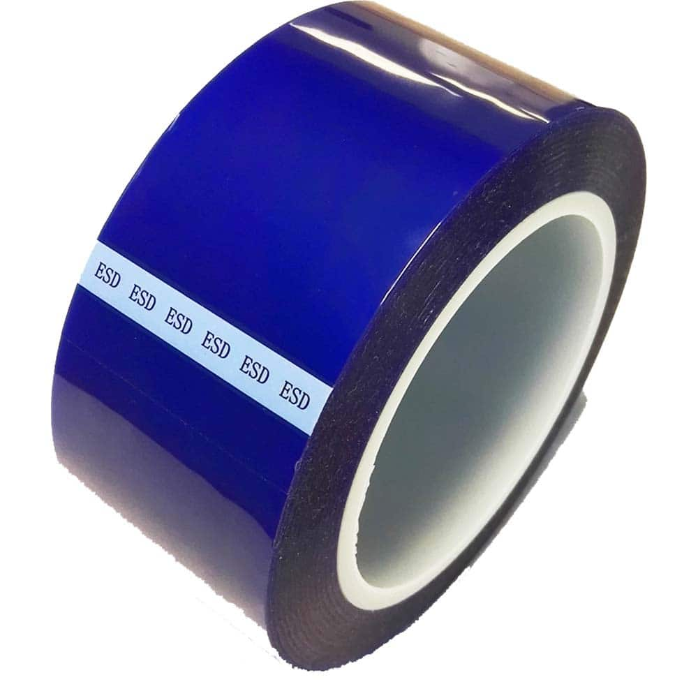 Bertech - Anti-Static Equipment Accessories; Type: ESD Polyester Tape ; Backing Material: Polyester (Film) ; Series: ESDBPT ; Tape Width (Inch): 5.91 ; Tape Length (Feet): 216.00 ; Tape Length (yd): 72.00 - Exact Industrial Supply