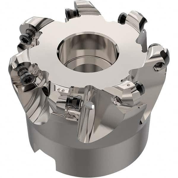 Seco - Indexable Copy Face Mills Cutting Diameter (mm): 42.10 Cutting Diameter (Decimal Inch): 1.6575 - First Tool & Supply