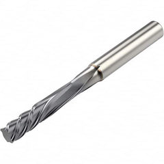 Seco - 14.8mm Diam, 54.99mm LOC, Solid Carbide Diamond-Pattern End Mill End Router Bit - First Tool & Supply