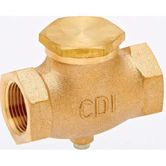 Control Devices - Check Valves Design: Check Valve Pipe Size (Inch): 1-1/4 x 1-1/4 - First Tool & Supply