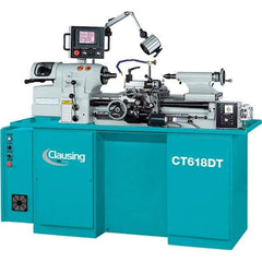 Clausing - Bench, Engine & Toolroom Lathes   Machine Type: Toolroom Lathe    Spindle Speed Control: Variable Speed Pulley - First Tool & Supply