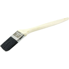 2″ Bent Radiator Brush, Black Bristle, 2-1/4″ Bristle Length, Wood Handle - First Tool & Supply