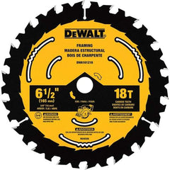 DeWALT - Wet & Dry-Cut Saw Blades   Blade Diameter (Inch): 6-1/2    Blade Material: Tungsten Carbide-Tipped - First Tool & Supply