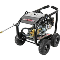 Simpson - Gas, 5.5 hp, 3,600 psi, 2.5 GPM, Cold Water Pressure Washer - AAA Triplex, 25' x 5/16" Hose - First Tool & Supply