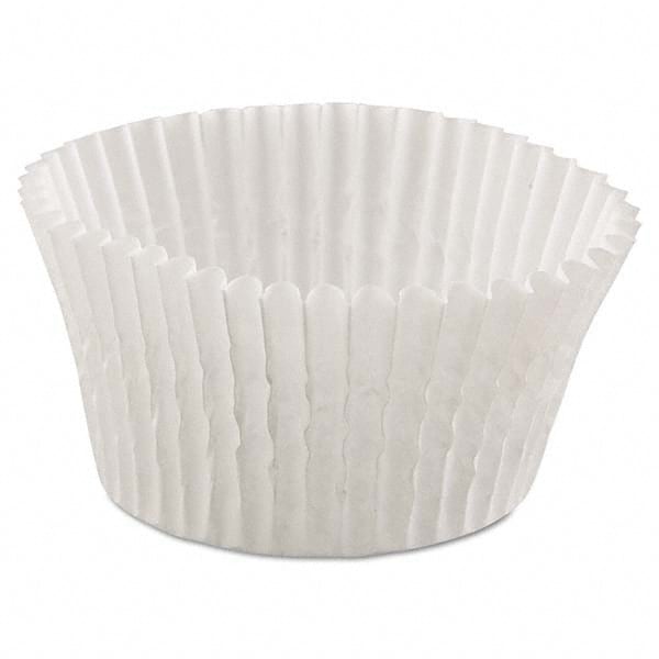 Hoffmaster - Fluted Bake Cups, 4 1/2 Diam x 1 1/4h, White, 500/Pack, 20 Pack/Carton - First Tool & Supply