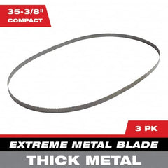 Milwaukee Tool - 2' 11-3/8" x 0.8" x 0.02" 8-10 TPI Bi-Metal Portable Band Saw Blade - First Tool & Supply