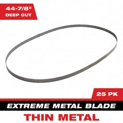 Milwaukee Tool - 44-7/8" x 0.8" x 0.02" 12-14 TPI Bi-Metal Portable Band Saw Blade - First Tool & Supply