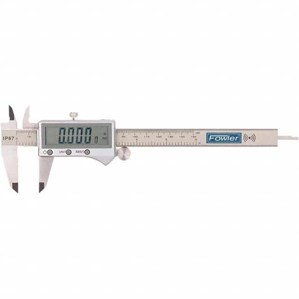 Fowler - 0 to 12" Range, 0.01mm Resolution, IP67 Electronic Caliper - First Tool & Supply