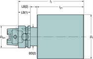 39241050100104250A HSK BLANK - First Tool & Supply