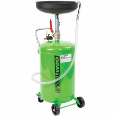 OEM Tools - Oil Drain Containers Type: Oil Drain w/Casters Container Size: 18 Gal. - First Tool & Supply