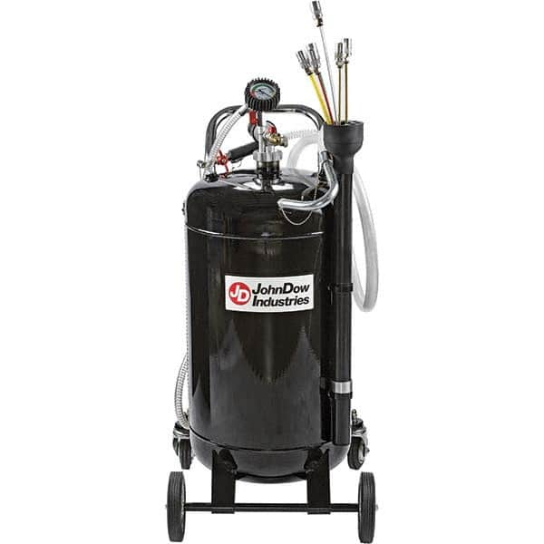 JohnDow - Oil Drain Containers Type: Pressurized Evacuation Drain w/Casters Container Size: 20 Gal. - First Tool & Supply