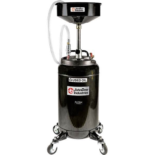 JohnDow - Oil Drain Containers Type: Pressurized Evacuation Drain w/Casters Container Size: 25 Gal - First Tool & Supply